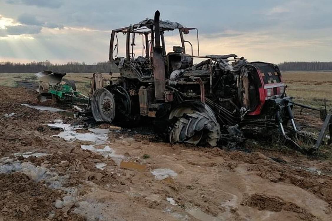 За шэсць месяцаў у Беларусі пацярпела 61 адзінка сельгастэхнікі