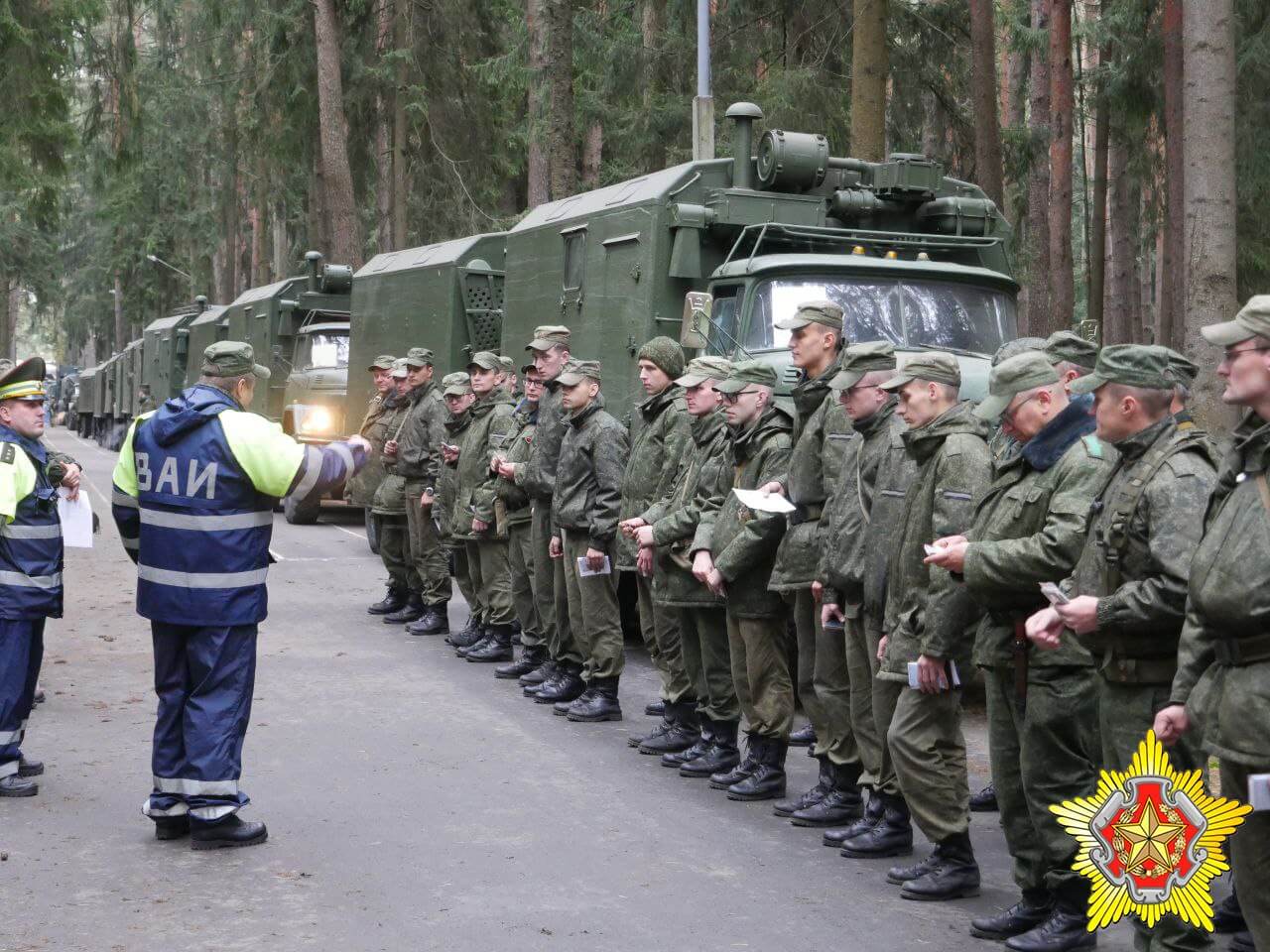 У праверцы боегатоўнасці арміі ўдзельнічаюць вайскоўцы запасу